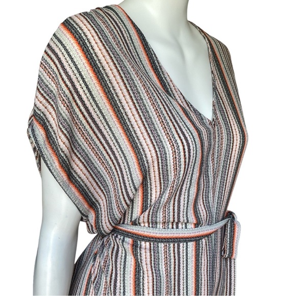 dRA Antropologie Boho Midi Pullover Multicolored Striped Sleeveless Dress Small - Picture 6 of 16